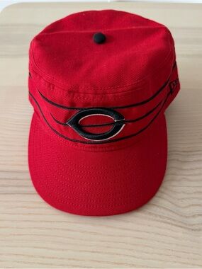 Reds old school pillbox new era cap